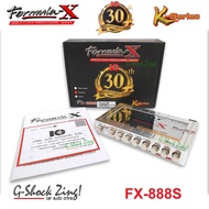 Formula-X เครื่องเสียงรถยนต์/ปรีแอมป์ 5แบน-Formula-x-รุ่น-fx-888s สีChome (รุ่นครบรอบ 30ปี) K-Series