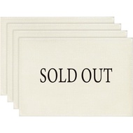 Artoid Mode Pines Trees Boho Merry Christmas Placemats Set of 4, 12x18 Inch Seasonal Winter Table Ma