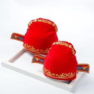 Baby Hat 00 Years Old Red Baby Pure Cotton Zhuangyuan Hat Baby Hat Over 100 Days Old One Year Old Ba
