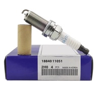4/6PCS Iridium Spark Plug 18840-11051 ILFR5B-11 for Hyundai Genesisi Santa Fe Kia Rondo Optima Borre