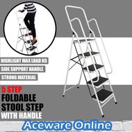 Foldable Ladder Step Ladder Stool Ladder Foldable Heavy Duty Foldable Stool Ladder With Handle Non S
