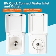 【GTTR】RV Quick Connect IP44 Waterproof Rating 180-degree Flip Cover Built-in Tank Ventready stock
