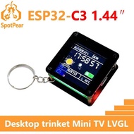 ESP32 C3 1.44inch LCD Display Screen ST7735 desktop trinket Mini TV Portable Pendant LVGL SPI Develo