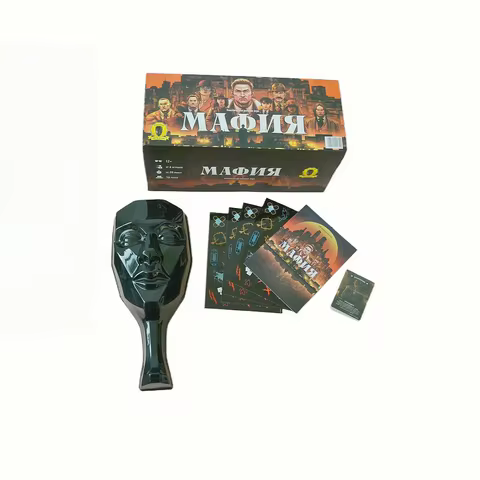 Board Game Mafia (Including Masks and Card Accessories), Card Game, Interactive Game, Ideal Game for