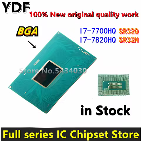 100% New SR32Q i7-7700HQ i7 7700HQ SR32N i7-7820HQ i7 7820HQ Cpu BGA CHIP