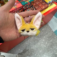DISNEY [BUTTER / Zootopia Finnick Mini Keyring] Cute Fennec Fox Plush Bag Charm
