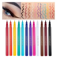 [BEA]Colored Eyeliner Delicate Texture Smudge-proof Matte Women Fashion Eyeliner Pen for Makeup
