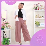 Women's Culottes Pants with Pleated Babat All Size Standard Daily Wear Gayatri