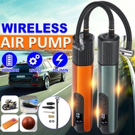 150PSI USB Cordless Portable Air Compressor LCD Handheld Inflatable pump DC-7.4V for Car Bicycles Tires Balls Swimming Rings