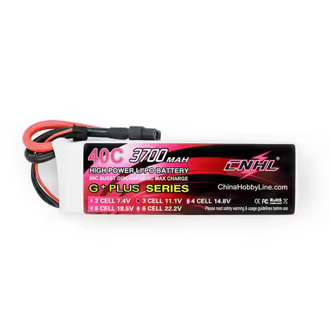 CNHL 3S 11.1V Lipo Battery 3700mAh 40C With XT60 For RC Car Rock Crawlers Truck Airplane Helicopter