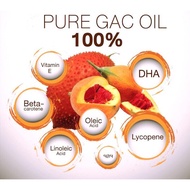 IMPORTED GAC FRUIT OIL CAPSULES VIETNAM SUPERFOOD GAC FRUIT EXTRACT 木鳖果油100颗胶囊 Rich in Vitamin A/E &