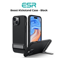 ESR Boost Bracket Case ชุดยึดโลหะ + กันชนยืดหยุ่นสำหรับ iPhone 15 Series [TPU + อลูมิเนียม] ESR iPhone 15 Pro Max Case ของแท้ 100% ปลอมหนึ่งสูญเสียสิบ!