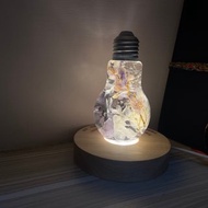 燈泡浮游花夜燈 客製化 小夜燈 永生花 浮游花 聖誕禮盒
