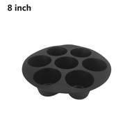 Hoomall Khuôn Làm Bánh Muffin Bằng Silicon 7/8 Inch Cho Nồi Chiên Không Dầu Khay Thiếc Làm Bánh Cupc