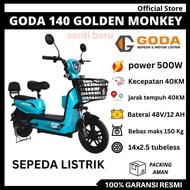 Sepeda Listrik Murah Goda 140-2 Golden Monkey, Sepeda Listrik Murah