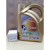 MAZDA 2, 3 1.6 nON-SKYACTIV OIL FILTER + KOYOMA 0W20 FULLY SYNTHETIC ENGINE OIL