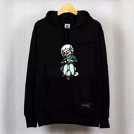 WANGKERS.CO BLACK SKULL VESPA HOODIE SWEATER