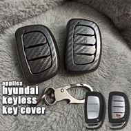 hyundai key cover Imitation Carbon Fiber Elantra Tucson IONIQ Verna Sonata i10 i20 i30  i40 ix25 ix3