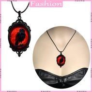 NAV Steampunks Gothic Necklace Black Bird Crow Choker Animal Jewelry Gothic Necklace