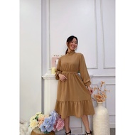 C5X Jeans - Naura Women's midi tunic Dress made of premium Rayon 0036