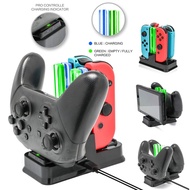 6 In 1 Nintendo Switch LED Charger Stand Charging Dock Station for NS Joy-con &amp; Pro Controller &amp; Console