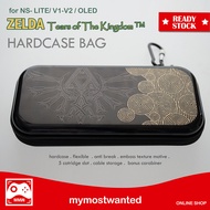Hardcase Case Nintendo Switch V2 OLED Lite ZELDA TOTK black bag