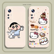 Xiaomi 12 / 12X case with shin hello kitty doraemon print