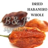 Dried Habanero Whole 250g WHOLESALES Dried Habanero Pepper Chili | Habanero Cili Kering - Mexican Ha