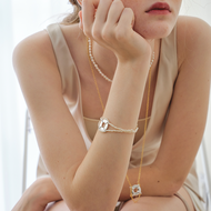 LESIS｜Lifebuoy Pearl Bracelet 隨興感個性救生圈珍珠手鏈