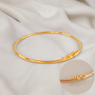 Gelang Tangan Perempuan Emas Bangkok Adjustable Bangle Gold Plated Gelang Emas 916 Gelang Minggu