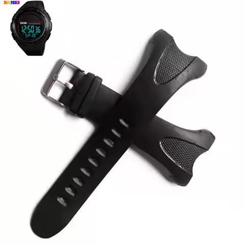 1 Set Sports Watch Accessories for Skmei 1405 1025 Plastic Wristband Adjustable Replacement Watch St