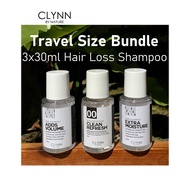 CLYNN BY NATURE Travel Size Shampoo Trio