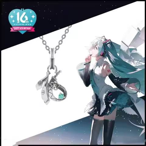 Hatsune Miku 16th Anniversary Necklace Pendant Jewelry Fashion