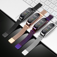 Xiaomi Mi Band 6 Band 5 Milanese Magnetic Loop Stainless Steel Watch Band Strap Metal Straps Mi Smar