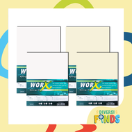 500pcs Worx Specialty/Board Paper 200gsm White Short A4 or Long