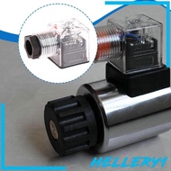 [Hellery1] Solenoid Coil Connector Device Hydraulic Valve Voltage Plug Portable Dustproof Universal 