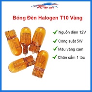Halogen bulb T10, voltage 12V, capacity 5W, 1 yellow light plug