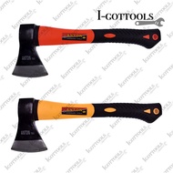 ANTON Carbon Steel Hatchet Axe (600G) Fiberglass Handle Survival