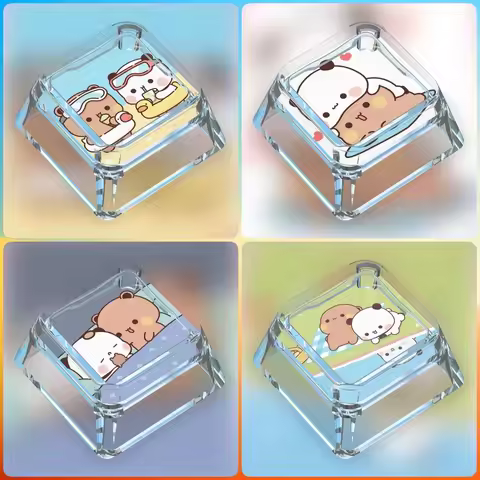 86Keys Bubu Dudu Theme Keycaps Cute and Funny Emoticons Caps Kit for 61/64/68/84/75/86Keys GMK67 Gam
