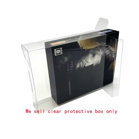 Collection Display Box For PS4 for NIOH Game limited Storage Transparent Boxes PET Shell Clear Colle