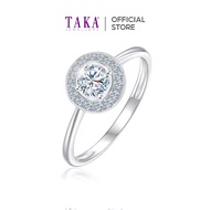 TAKA Jewellery Round Brilliant Lab Grown Diamond Ring 10K