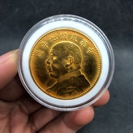 Ancient Coin Gold Coin Gilt Coin Copper Coin Big Qing Silver Coin Big Head Nine Years Republic of Ch