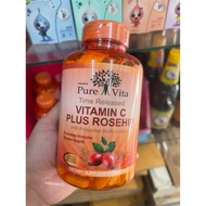 Pure Vita Vitamin C Time Release 1000mg 1000 mg. 250 Tablets Vitamin C 1000mg