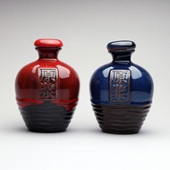 0.5kg 1kg 2kg 3kg Clay Pottery Ceramic Wine Jar Household Handmade Wine Bottle Cellar Sealed Jar Pot