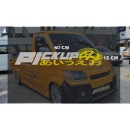 Japanese pickup car stickers with windshield, custom your own name, logo, etc.