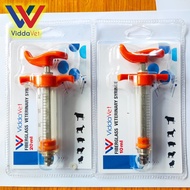 10mL/20ml Orange Fiberglass syringe Viddavet 10cc/20cc syringe for pig syringe 10ml/20ml syringe