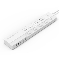 ORICO Power Strip with 4 AC Outlets 5 USB-A Ports Smart Charging Desktop Surge Protector for Almost