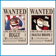 ☺ 🅼 ∪ NEW BOUNTY - One Piece Shichibukai / Warlords Wanted Poster
