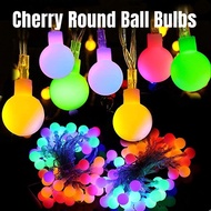 🌙10M 80LED Light Strip Fairy Lights Outdoor Globe Ball Lights Waterproof Fairy String Lights Camping Party Decoration