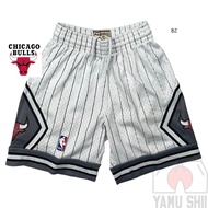 Chicago Bulls Hardwood Basketball Shorts Sports Fabric Casual Size S